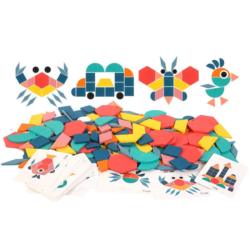 Wooden 3D Puzzle – 180 Pieces