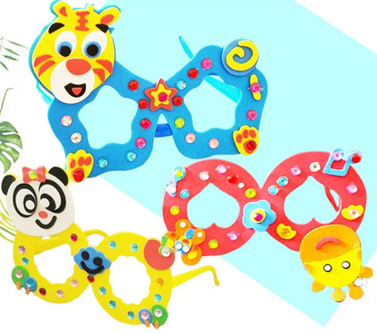 5-pieces DIY EVA Glasses Kit – Kids Craft Set