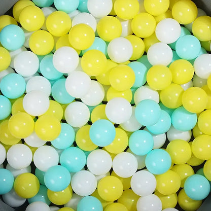 100-pcs Soft Play Balls for Kids – dia 55mm, mixed colours sets