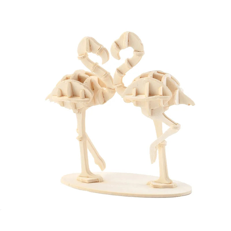 STEM 3D Wooden Skeleton Model Puzzle Sets - Animals, Birds and Sea Creatures