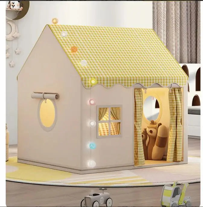 Children's Tent Folding Kids Play Tent Castle For Boy Girl Baby Room Decor Indoor Interaction Games Kid Gifts Toy Tents