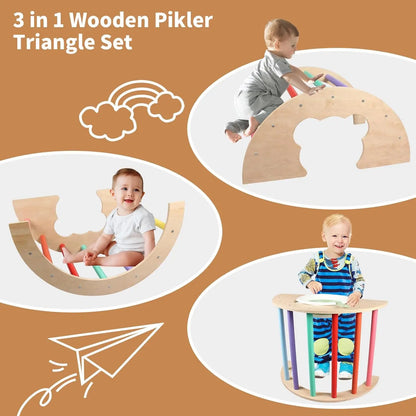 9-in-1 Foldable Montessori Climbing Set for Toddlers