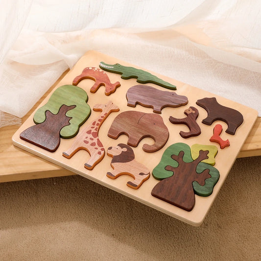 3D Wooden Forest Animal Puzzle