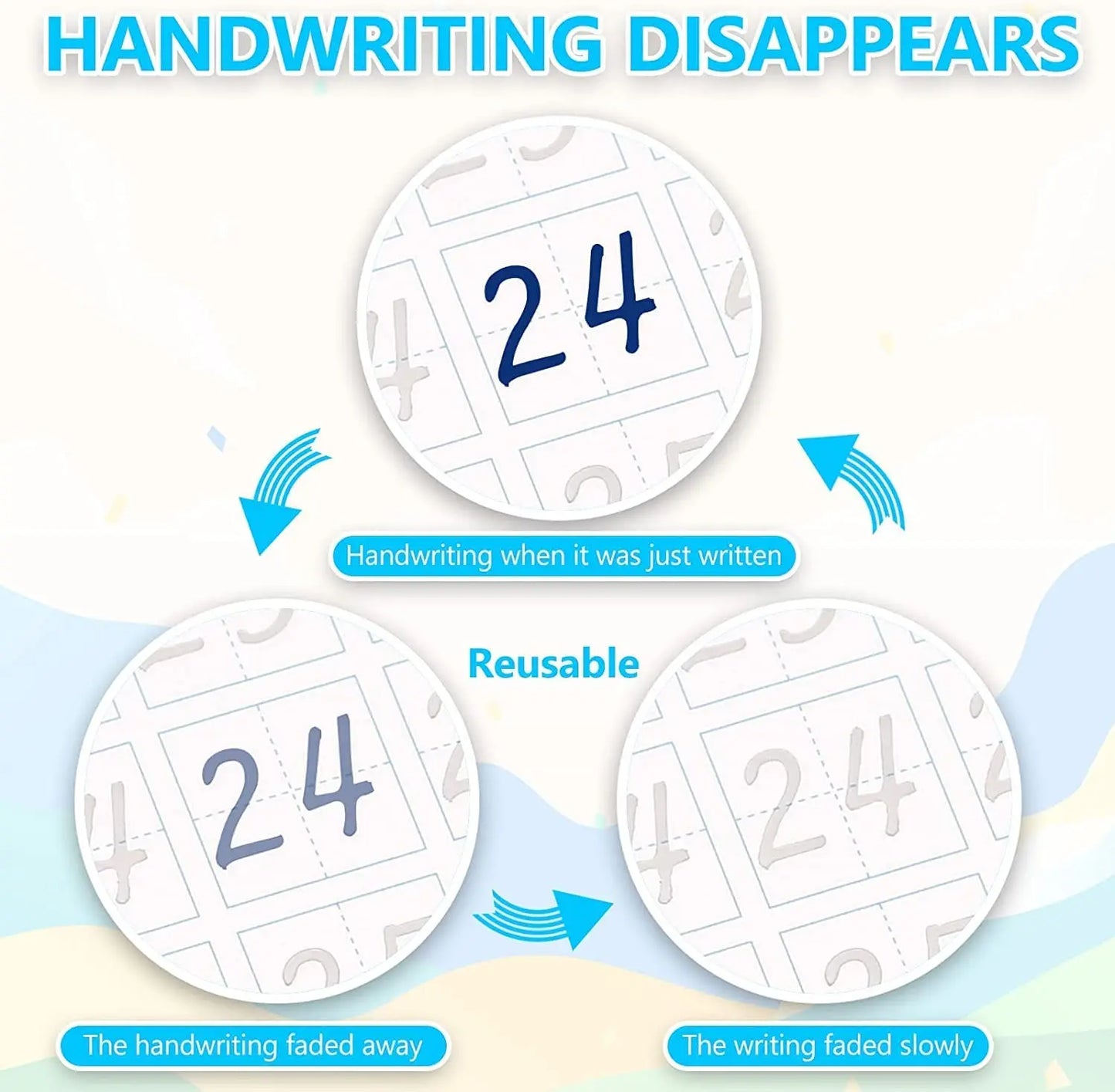 Magic Reusable Writing Book with Pen For Duolingo Kids, Russian
