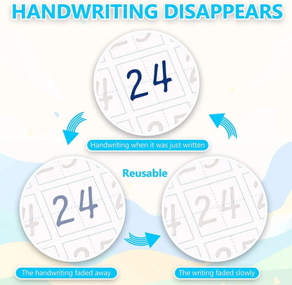 Magic Reusable Writing Book with Pen For Duolingo Kids, Russian