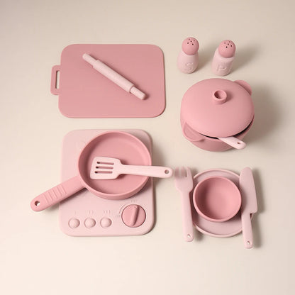 3-Piece Silicone Cooking Play Set