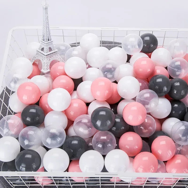 50-pcs Soft Play Balls for Kids – dia 55mm, mixed colours sets