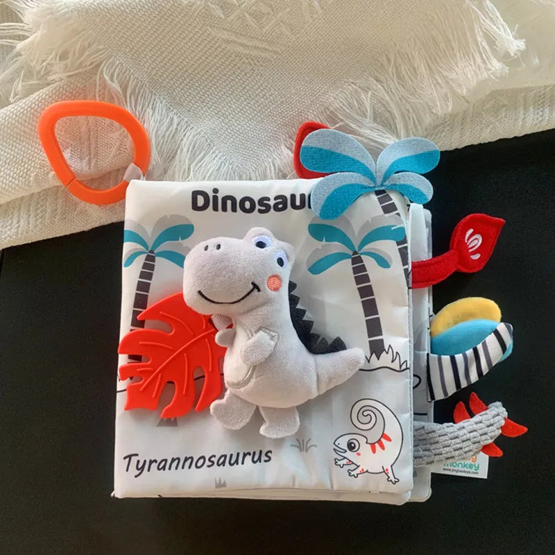 Animal Sensory Soft Book for Babies – Early Learning Toy for Ages 0 to 12 Months