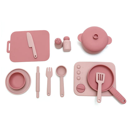 3-Piece Silicone Cooking Play Set