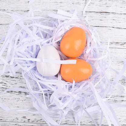 6pcs Wooden Play Eggs – Pretend Food Toy Set