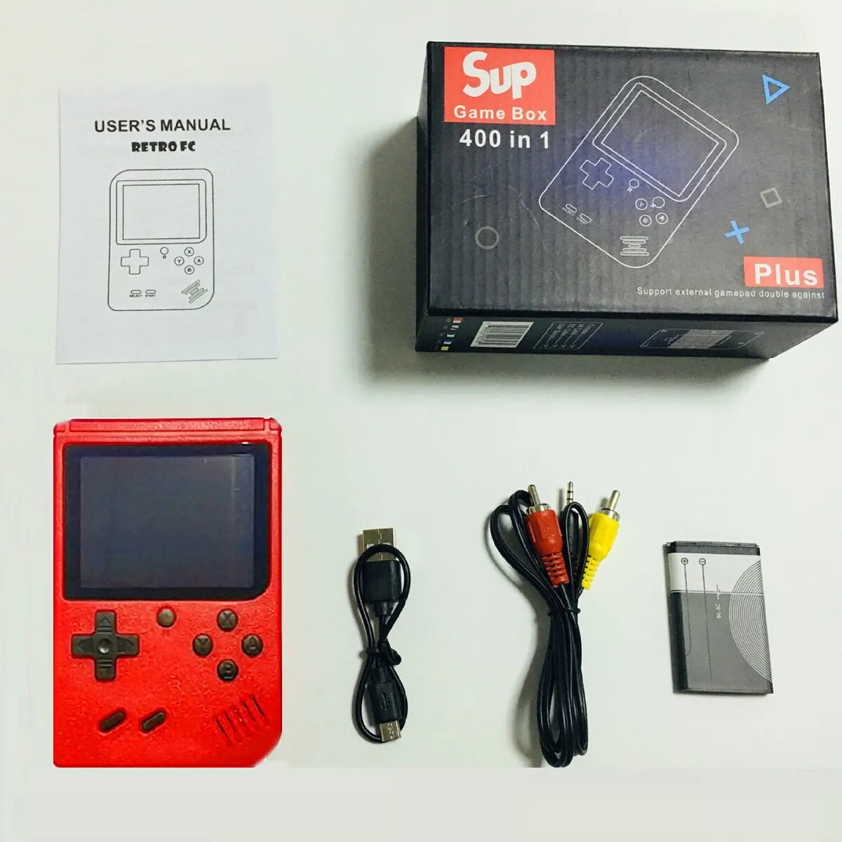 Handheld Retro Game Console (400 Games Built-In)