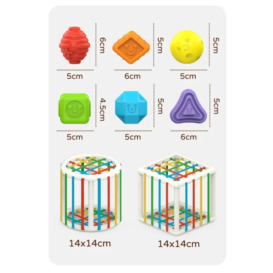 Educational Sensory Sorting Game for Ages 1–2