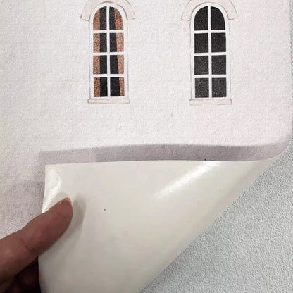 Watercolour Building Fabric Wall Murals