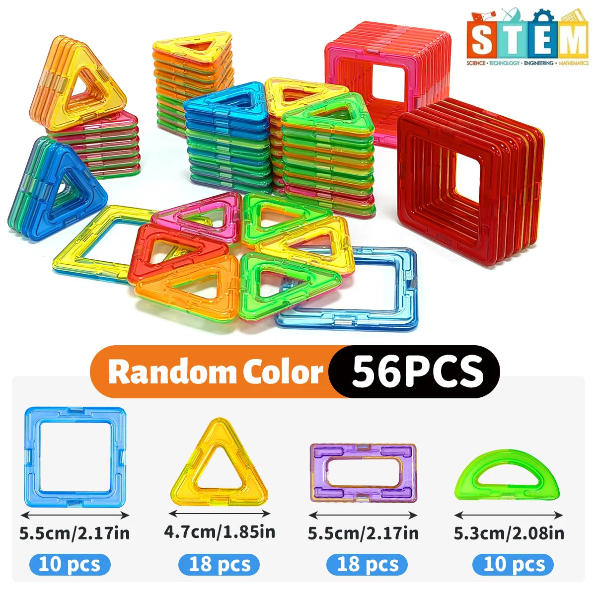 Magnetic Tiles Building Blocks Set