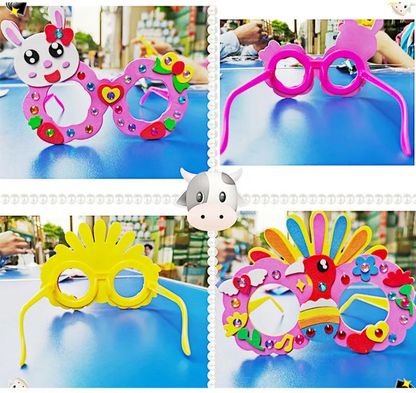 5-pieces DIY EVA Glasses Kit – Kids Craft Set
