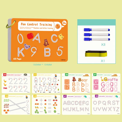 48-page Tracing Pen Control Training Workbooks