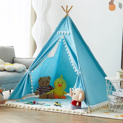 1.3m Kids' Play Teepee Tent