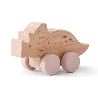 Beech Wood Teether & Montessori Educational Car Toys
