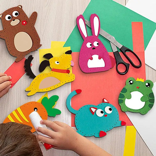 Kids' Sewing Craft Kit – 6 DIY Felt Animals