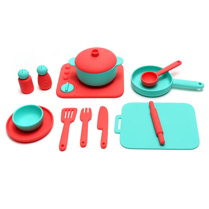 3-Piece Silicone Cooking Play Set