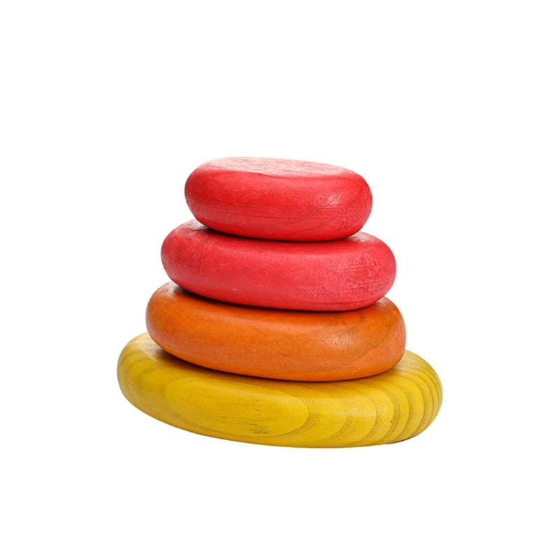 Wooden Stacking Balance Stones
