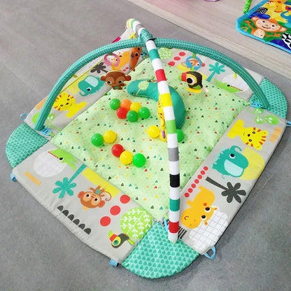 Multifunctional Baby Play Mat with Activity Frame – Crawling & Learning Fun