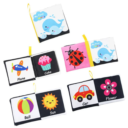 Animal Sensory Soft Book for Babies – Early Learning Toy for Ages 0 to 12 Months