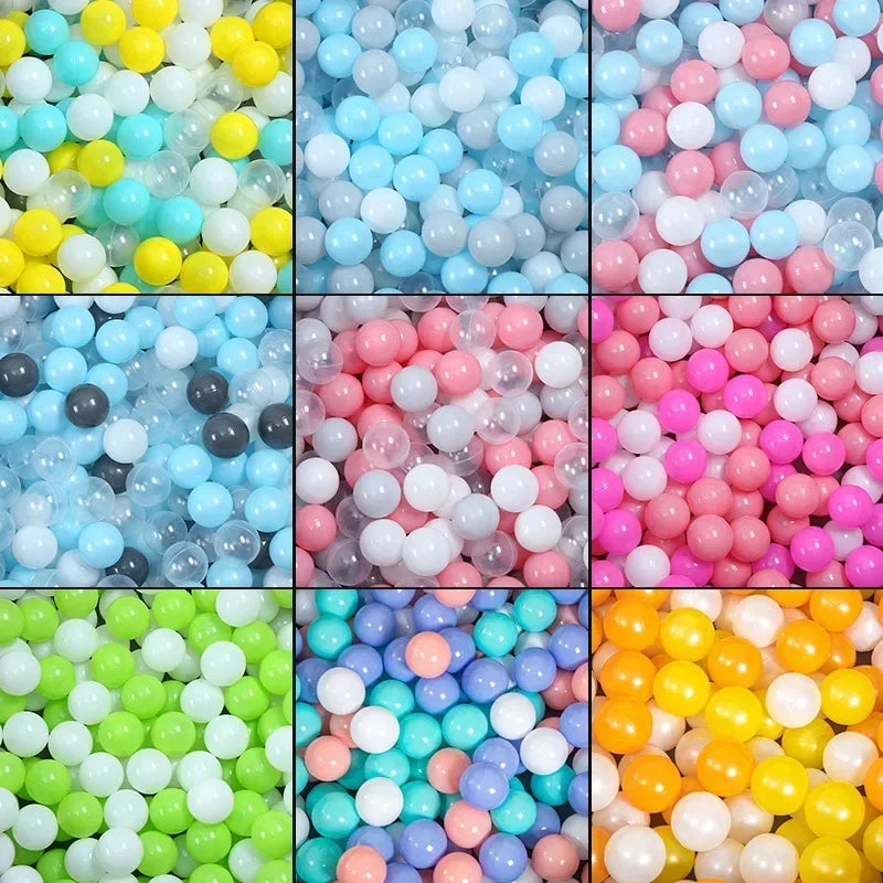 50-pcs Soft Play Balls for Kids – dia 55mm, mixed colours sets