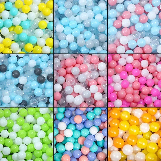 50-pcs Soft Play Balls for Kids – dia 55mm, mixed colours sets