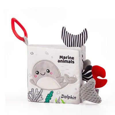 Animal Sensory Soft Book for Babies – Early Learning Toy for Ages 0 to 12 Months