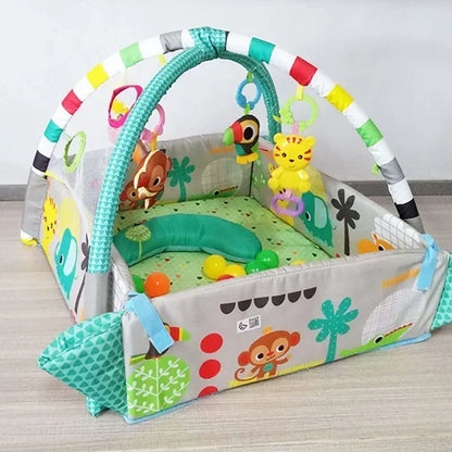 Multifunctional Baby Play Mat with Activity Frame – Crawling & Learning Fun