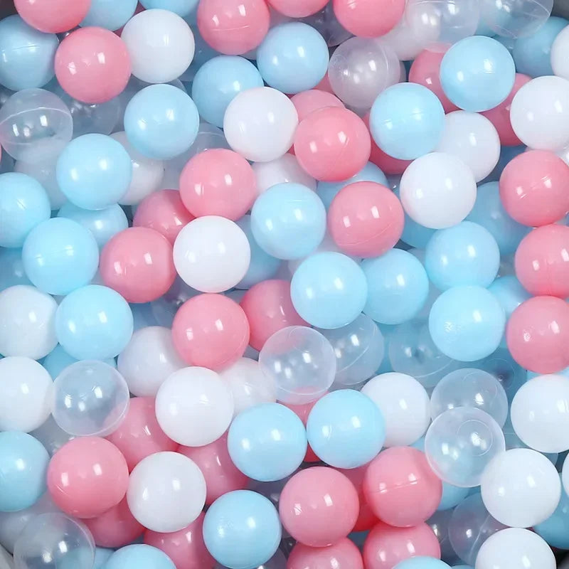 100-pcs Soft Play Balls for Kids – dia 55mm, mixed colours sets